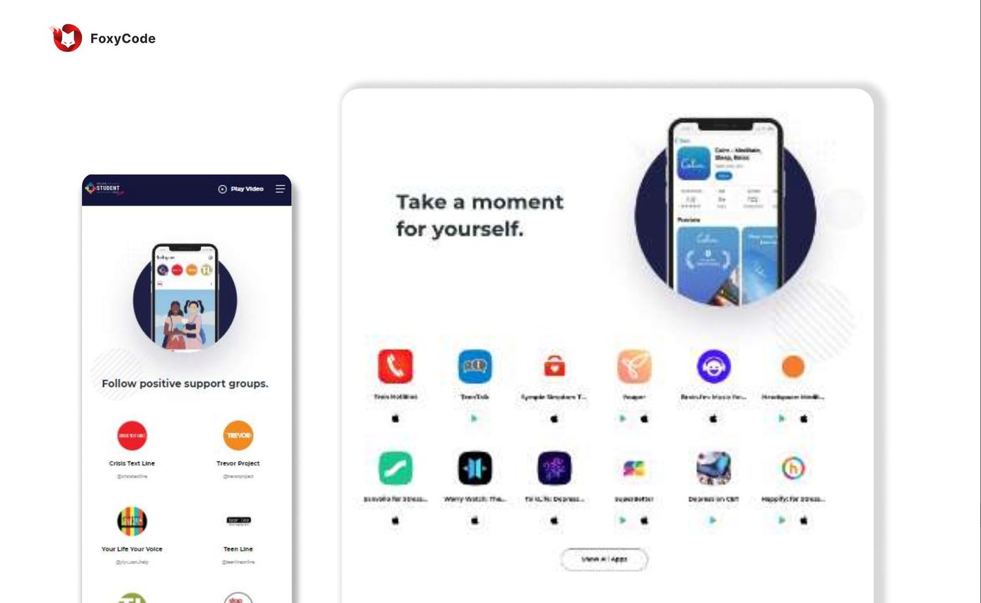 OnlineStudentHelp website screens