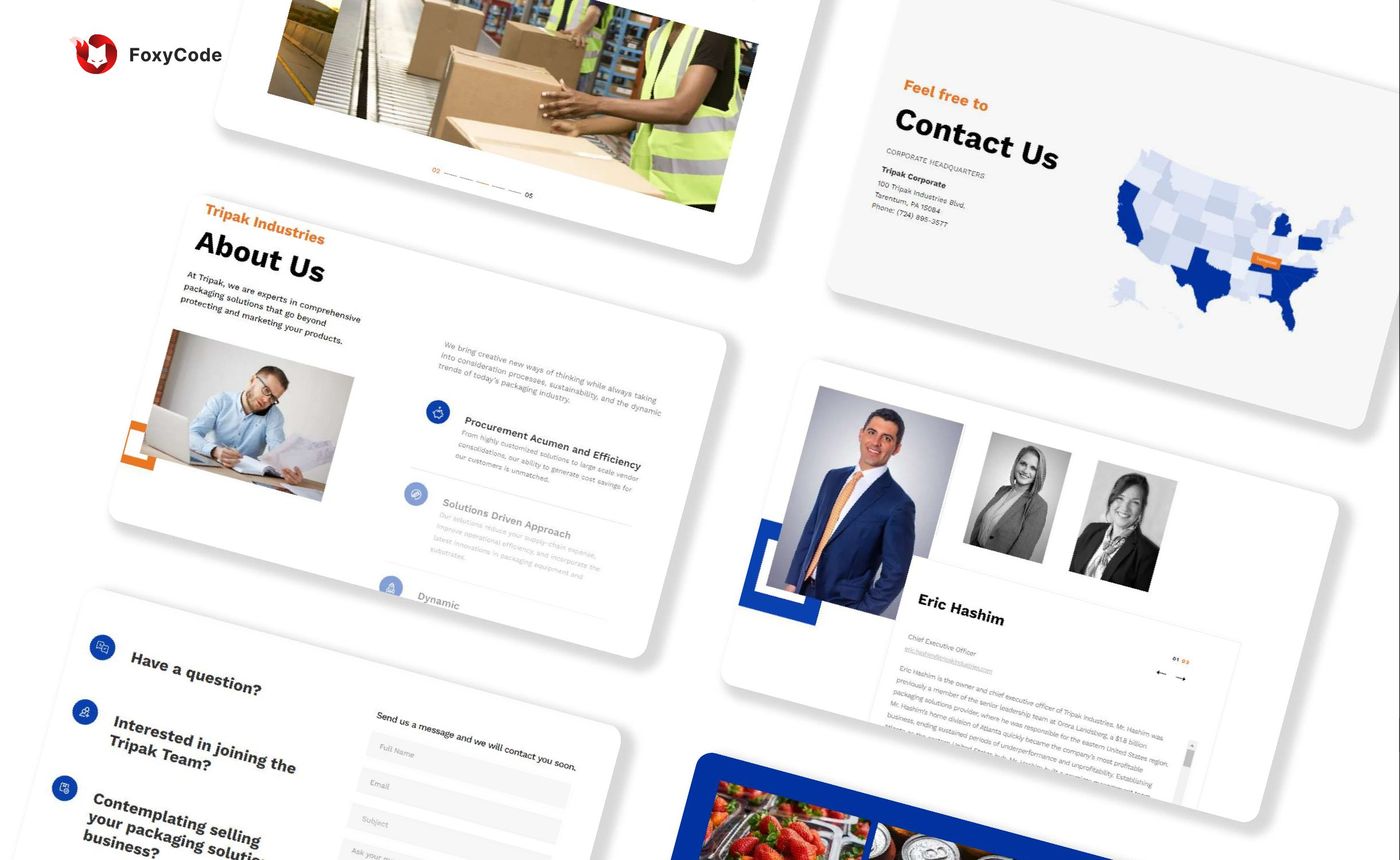 Tripak Industries corporate website